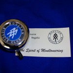 Chrome Club Logo Bell Moulton Bicycle Club Chromed Steel Bell