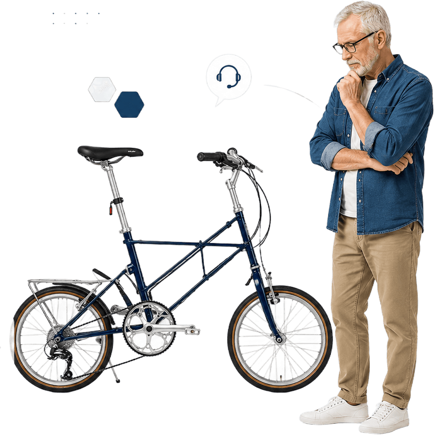 Moulton bicycle support